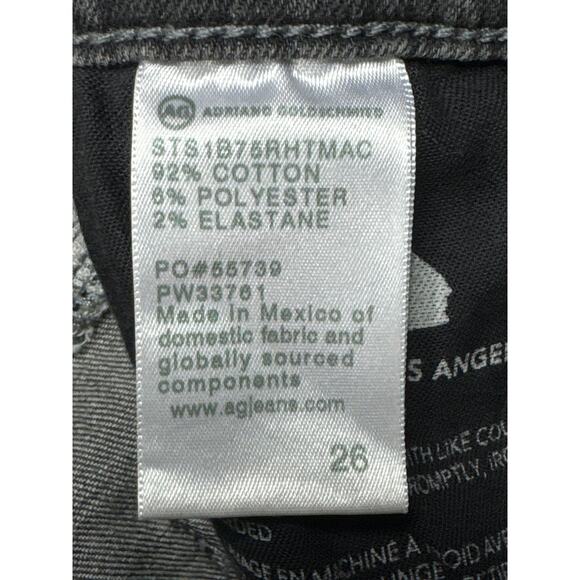 AG Adriano Goldschmied Women's Alexxis High Rise Boot Gray Jeans - 26 (26x32) - Picture 6 of 6